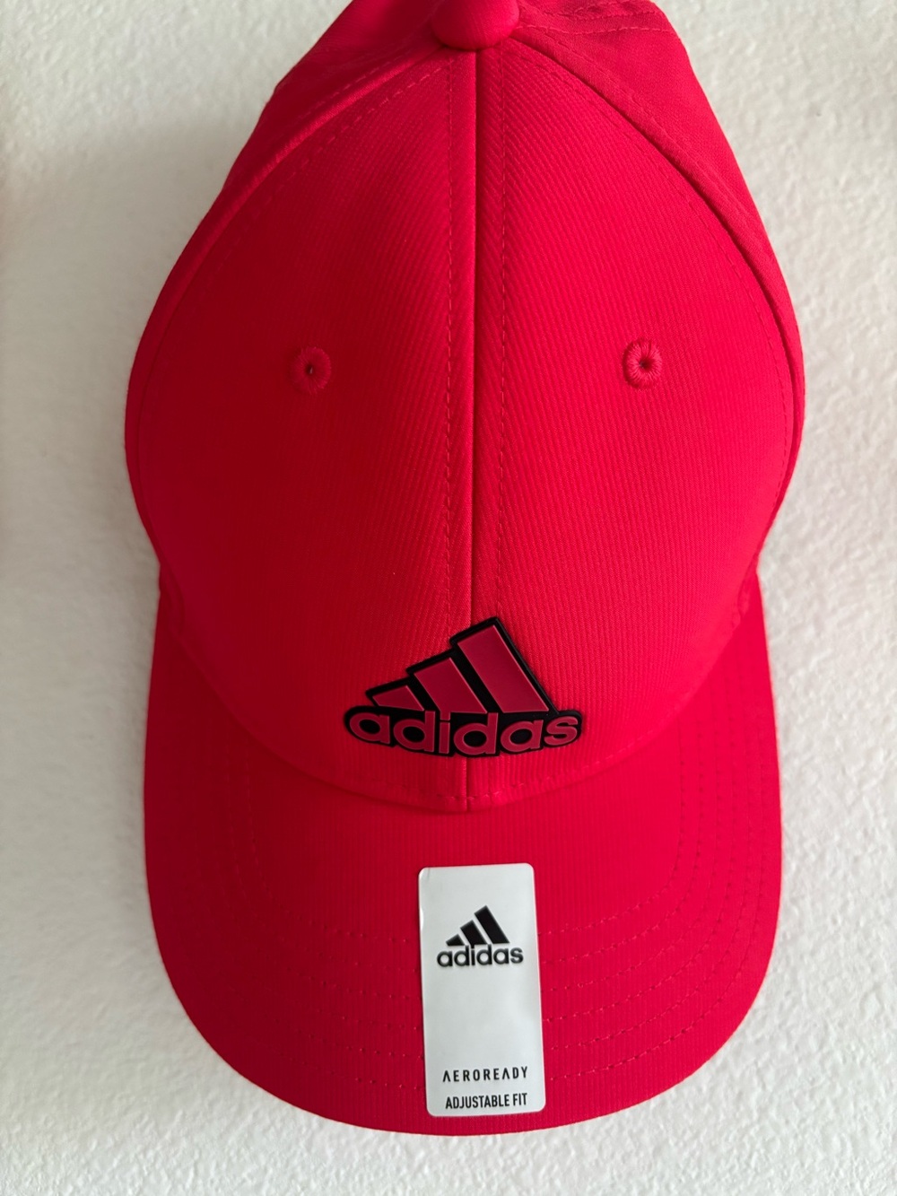 adidas unisex ruby red never worn adidas cap